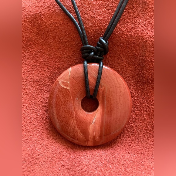 Red Jasper Protection Necklace - Picture 3 of 6